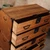 Antique Japanese Section Kimono Tansu Chest With Multi Sized Warabite Pull Drawers — Kiri (SKU: 25S-B404) -
