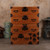 Antique Japanese Section Kimono Tansu Chest With Distinctive Jo Kanagu Motif Hardware — Kiri (SKU: 25S-B419) - 