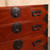 Antique Japanese Ko Tansu Small Lacquered Chest With Crane Plum And Matsu Motif Kanagu Drawers — Kiri (SKU: 25S-G430) - 