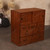 Antique Japanese Ko Tansu Small Chest With Sliding Hikido Door And Warabite Pull Drawers — Kiri (SKU: 25S-G435) -