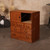 Antique Japanese Ko Tansu Small Chest With Sliding Hikido Door And Warabite Pull Drawers — Kiri (SKU: 25S-G435) -
