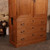 Antique Japanese Kimono Tansu Section Chest With Kannon Biraki Doors And Warabite Pull Drawers — Kiri (SKU: 25S-A402) - 10