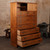 Vintage Japanese Section Kamo Tansu Chest With Hikido Karakusa Kanagu And Warabite Pull Drawers — Kiri (SKU: 25S-A455) -