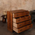 Antique Japanese Kimono Tansu Chest With Floral Kanagu Hardware And Warabite Pull Drawers — Kiri (SKU: 25S-A462) -