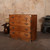 Antique Japanese Kimono Tansu Chest With Floral Kanagu Hardware And Warabite Pull Drawers — Kiri (SKU: 25S-A462) -
