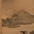 Vintage Japanese Scroll Painting "Kakejiku",  Landscape With Mount Fuji — Paper, 1980, Showa Era (SKU: 25S-1029-12) - 2