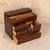Antique Japanese Sewing / Jewelry Box — Wood, 1950, Taisho Era (SKU: 25S-624-1) - 2