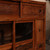 Antique Japanese Ko Tansu Small Chest With And Hikido Sliding Doors And Multi Sized Drawers — Glass (SKU: 25D-G427) -