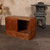 Antique Japanese Ko Tansu Small Chest With Hikido Sliding Door With Two Warabite Pull Drawers (SKU: 25D-G429) -