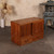 Antique Japanese Ko Tansu Small Chest With Hikido Sliding Door With Two Warabite Pull Drawers (SKU: 25D-G429) -