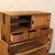 Antique Japanese Three Section Kimono Tansu Chest With Hikido Kannon Door And Multi Sized Drawers (SKU: 25D-A423) -