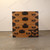 Antique Japanese Two Section Kimono Tansu Chest With Distinctive Kanagu Hardware Multi Sized Drawers (SKU: 25D-B020) -