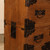 Antique Japanese Two Section Kimono Tansu Chest With Distinctive Kanagu Hardware Multi Sized Drawers (SKU: 25D-B020) -