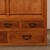 Antique Japanese Two Section Mizuya Kitchen Tansu Chest With Hikido Sliding Doors And Multi Sized Warabite Drawers… -