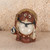 Vintage Japanese Tanuki Statue (SKU: 25D-425-3) -