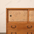 Antique Japanese Ko Tansu Small Chest With Floral Motif Hikido Sliding Door And Multi Sized Drawers (SKU: 25D-G006) -