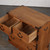 Antique Japanese Ko Tansu Small Chest With Four Simplified Kanagu Hardware Multi Sized Drawers (SKU: 25D-G023) -