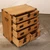Antique Japanese Ko Tansu Small Chest With Distinctive Kanagu Hardware Drawers (SKU: 25D-G027) -