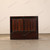 Antique Japanese Ko Tansu Small Chest With Hikido Sliding Door And A Warabite Kanagu Hardware Drawer (SKU: 25D-G407) -
