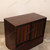 Antique Japanese Ko Tansu Small Chest With Hikido Sliding Door And A Warabite Kanagu Hardware Drawer (SKU: 25D-G407) -