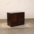 Antique Japanese Ko Tansu Small Chest With Hikido Sliding Door And A Warabite Kanagu Hardware Drawer (SKU: 25D-G407) -