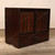Antique Japanese Ko Tansu Small Chest With Hikido Sliding Door And A Warabite Kanagu Hardware Drawer (SKU: 25D-G407) -