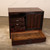 Antique Japanese Ko Tansu Small Chest With Hikido Sliding Door And A Warabite Kanagu Hardware Drawer (SKU: 25D-G407) -