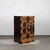 Antique Japanese Ko Tansu Small Chest With Distinctive Floral Jomae Hardware And Gunbai Pull Drawers (SKU: 25D-G419) -