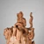 Vintage Japanese Manjushri With Lion Statue (SKU: 25D-475) -