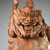 Vintage Japanese Manjushri With Lion Statue (SKU: 25D-475) -