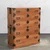 Antique Japanese Two Section Kimono Tansu Chest With Distinctive Hardware On Five Full Width Drawers (SKU: 25D-B002) -