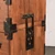 Antique Japanese Two Section Kimono Tansu Chest With Distinctive Hardware On Five Full Width Drawers (SKU: 25D-B002) -