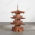 Vintage Japanese Pagoda — Wood (SKU: 25D-001-1) -