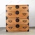 Antique Japanese Two Section Kimono Tansu Chest With Distinctive Hardware On Four Full Width Drawers (SKU: 25D-B401) -