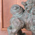 Japanese Vintage Bronze Lion (Karajishi 唐獅子) (SKU# 25D-394)