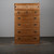 Antique Japanese Three Section Kimono Tansu Chest With Floral Karakusa Hardware, Hikido, Multi-sized Drawers - 1920s Taisho Era (25D-A431) - 4