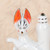 Antique Japanese Inari Fox — Porcelain (SKU: 25S-523-1) -
