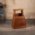 Small Items Vintage Japanese Step Stool 1946 1965 Mid — Wood, Showa Era (SKU: 26M-515) - 1