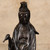 Buddha Religious Item Vintage Japanese Kannon Statue 1966 1989 Late — Bronze, Showa Era (SKU: 26M-045) - 2