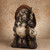 Tanuki Vintage Japanese Shigaraki Tanuki Statue 1990 2018 — Pottery, Heisei Era (SKU: 26M-082) - 16