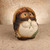 Tanuki Vintage Japanese Shigaraki Tanuki Statue 1990 2018 — Pottery, Heisei Era (SKU: 26M-016) - 3