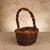 Small Items Antique Japanese Basket 1927 1945 Early — Rattan, Showa Era (SKU: 26M-763-3) - 9