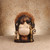 Tanuki Vintage Japanese Shigaraki Tanuki Statue 1990 2018 — Pottery, Heisei Era (SKU: 26M-928) - 1