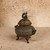Teaware Vintage Japanese Koro Incense Burner 1946 1965 Mid — Bronze, Showa Era (SKU: 26M-729-3) - 7