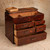 Sewing Boxes Vintage Japanese Haribako Haribako Sewing Box 1946 1965 Mid — Wood, Showa Era (SKU: 26M-074-2) - 7