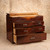 Sewing Boxes Vintage Japanese Haribako Sewing Box 1946 1965 Mid — Wood, Showa Era (SKU: 26M-106) - 2