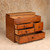 Sewing Boxes Antique Japanese Haribako Sewing Box 1927 1945 Early — Wood, Showa Era (SKU: 26M-556-7) - 2