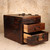 Sewing Boxes Antique Japanese Suzuribako Ink Box 1927 1945 Early — Wood, Showa Era (SKU: 26M-709-1) -5