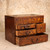 Sewing Boxes Antique Japanese Haribako Sewing Box 1912 1926 — Wood, Taisho Era (SKU: 26M-764) - 5