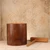Small Items Vintage Japanese Mortar And Pestle 1966 1989 Late — Wood, Showa Era (SKU: 26M-986-1) - 3